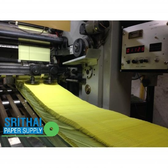 โรงงานผลิตกระดาษใบเสร็จ - ศรีไทยเปเปอร์ซัพพลาย - โรงงานผลิตกระดาษต่อเนื่องปอนด์สี